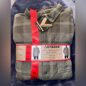 Voyager Mens Polar Fleece Shirt Jacket